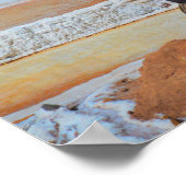 Salt in Maras, Peru Poster (Ecke)