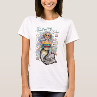 Salt in My Veins - Dreamy Mermaidcore T-Shirt 