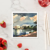 Salt Kettle, Bermuda - Gemälde Winslow Homer Serviette (Beispiel)