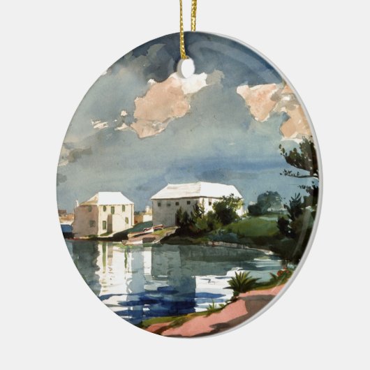 Salt Kettle, Bermuda Keramik Ornament (Links)