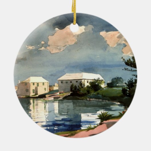 Salt Kettle, Bermuda Keramik Ornament (Hinten)