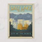 Salt Lake City, ABER Postkarte (Vorderseite)