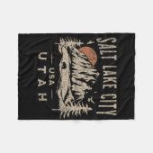 Salt Lake City  Fleecedecke (Vorderseite (Horizontal))