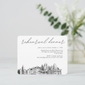 Salt Lake City Hochzeitskarte für Probe Begleitkarte (Stehend Vorderseite)