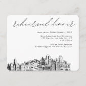 Salt Lake City Hochzeitskarte für Probe Begleitkarte (Vorderseite)