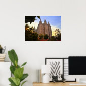 Salt Lake City, LDS Tempel Poster (Heimbüro)