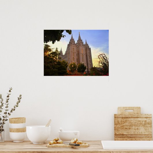 Salt Lake City, LDS Tempel Poster (Küche)