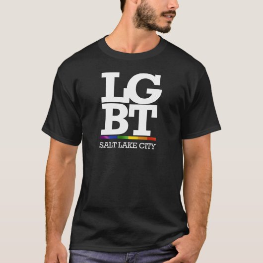 SALT LAKE CITY LGBT -- .png T-Shirt (Vorderseite)