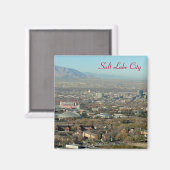 Salt Lake City Magnet (Vorderseite/Rückseite)