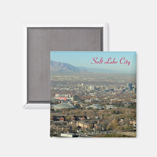 Salt Lake City Magnet (Vorderseite/Rückseite)