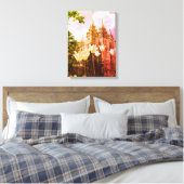 Salt Lake City Mormon Tempel Art Leinwanddruck (Insitu (Schlafzimmer))