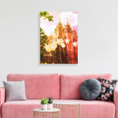 Salt Lake City Mormon Tempel Art Leinwanddruck (Insitu (Wohnzimmer))