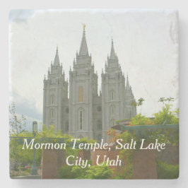 Salt Lake City Mormon Tempel Stone Untersetzer