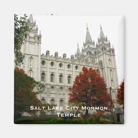 Salt Lake City Mormon Temple Magnet (Vorne)