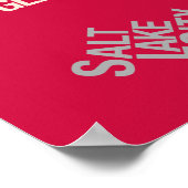 Salt Lake City Nachbarschaften: Crimson Poster (Ecke)