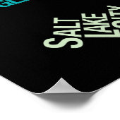 Salt Lake City Nachbarschaften: Marmalade Palette Poster (Ecke)