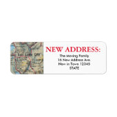 Salt Lake City New Address Label (Vorne)
