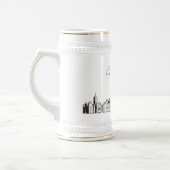 Salt Lake City Personalisiert Skyline Beer Stein Bierglas (Links)