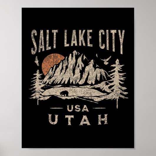 Salt Lake City Poster (Vorne)