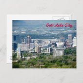 Salt Lake City Postkarte (Vorne/Hinten)