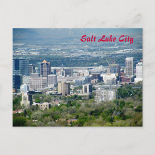 Salt Lake City Postkarte