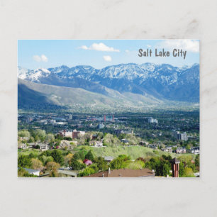 Salt Lake City Postkarte