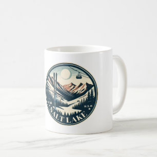 Salt Lake City Skigebiete Utah Skigeschenke Kaffeetasse