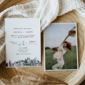 Salt Lake City Skyline Hochzeitseinladung Einladung