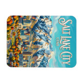 Salt Lake City USA Magnet (Horizontal)