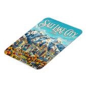 Salt Lake City USA Magnet (Linke Seite)