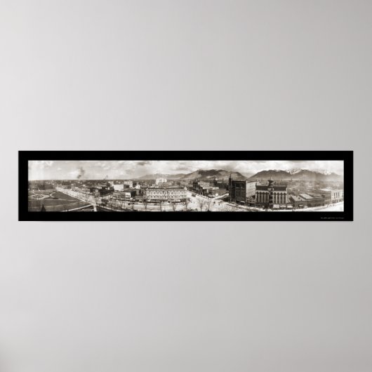 Salt Lake City UT Foto 1909 Poster (Vorne)