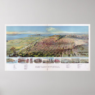 Salt Lake City, Utah (1891) Poster