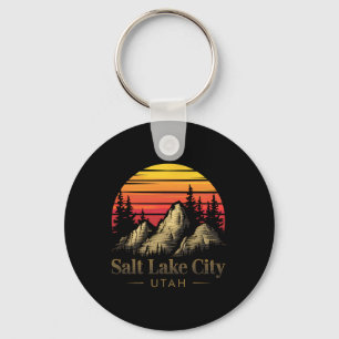 Salt Lake City Utah Bergwandern Souvenir Geschenk Schlüsselanhänger