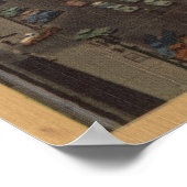 Salt Lake City, Utah - Blick auf Main St. Poster (Ecke)