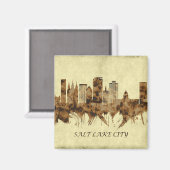 Salt Lake City Utah City City Magnet (Vorderseite/Rückseite)