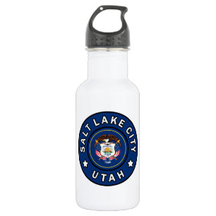 Salt Lake City Utah Edelstahlflasche