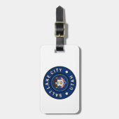 Salt Lake City Utah Gepäckanhänger (Vorderseite vertikal)