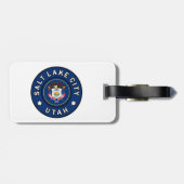 Salt Lake City Utah Gepäckanhänger (Rückseite horizontal)