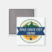 Salt Lake City Utah Magnet (Vorderseite/Rückseite)