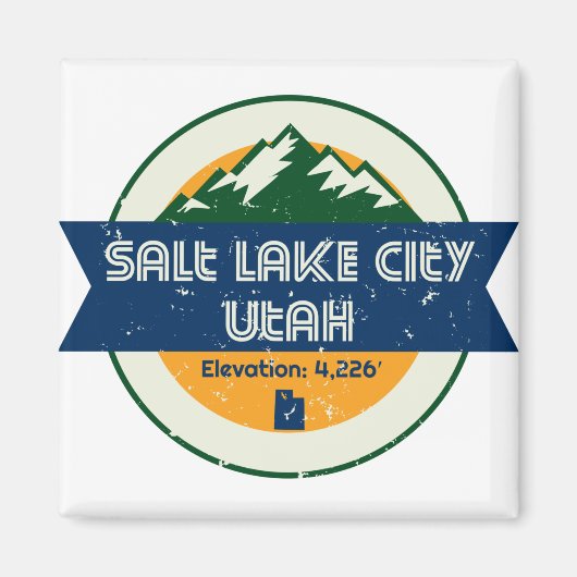 Salt Lake City Utah Magnet (Vorne)