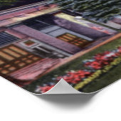 Salt Lake City Utah Mormon Tabernacle und Tempel Poster (Ecke)