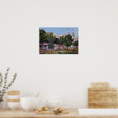 Salt Lake City Utah Mormon Tabernacle und Tempel Poster (Küche)