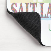 Salt Lake City, Utah Mousepad (Ecke)