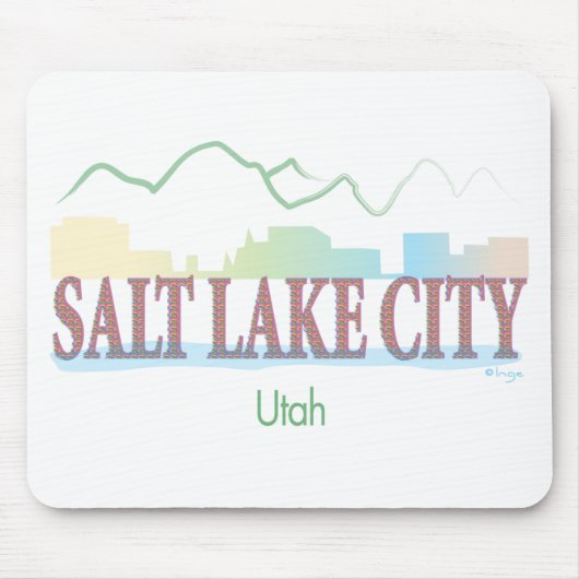 Salt Lake City, Utah Mousepad (Vorne)
