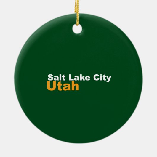 Salt Lake City, Utah Ornament (Hinten)