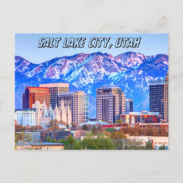 Salt Lake City, Utah Postcard Postkarte