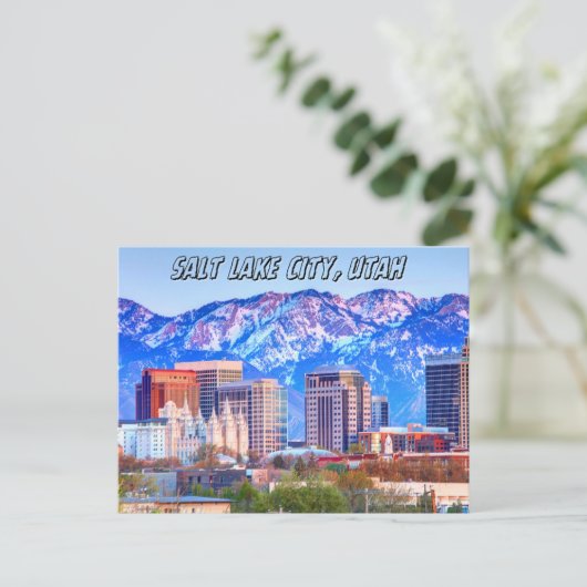 Salt Lake City, Utah Postcard Postkarte (Stehend Vorderseite)