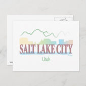 Salt Lake City, Utah Postkarte (Vorne/Hinten)