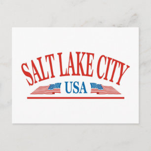 Salt Lake City Utah Postkarte