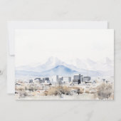 Salt Lake City Utah Probe Abendessen Einladung (Rückseite)